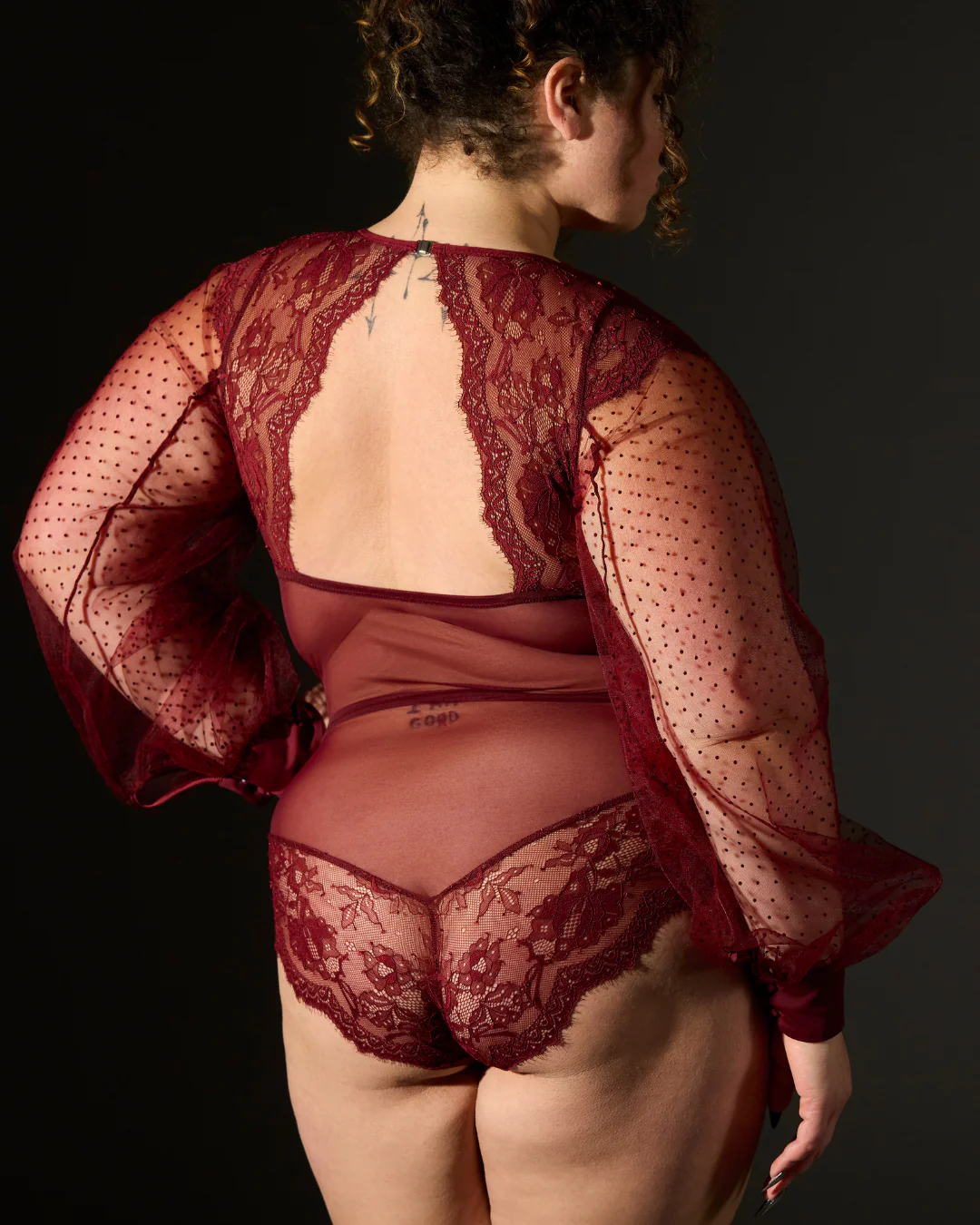 Constellation Bodysuit - Burgundy - Image 4