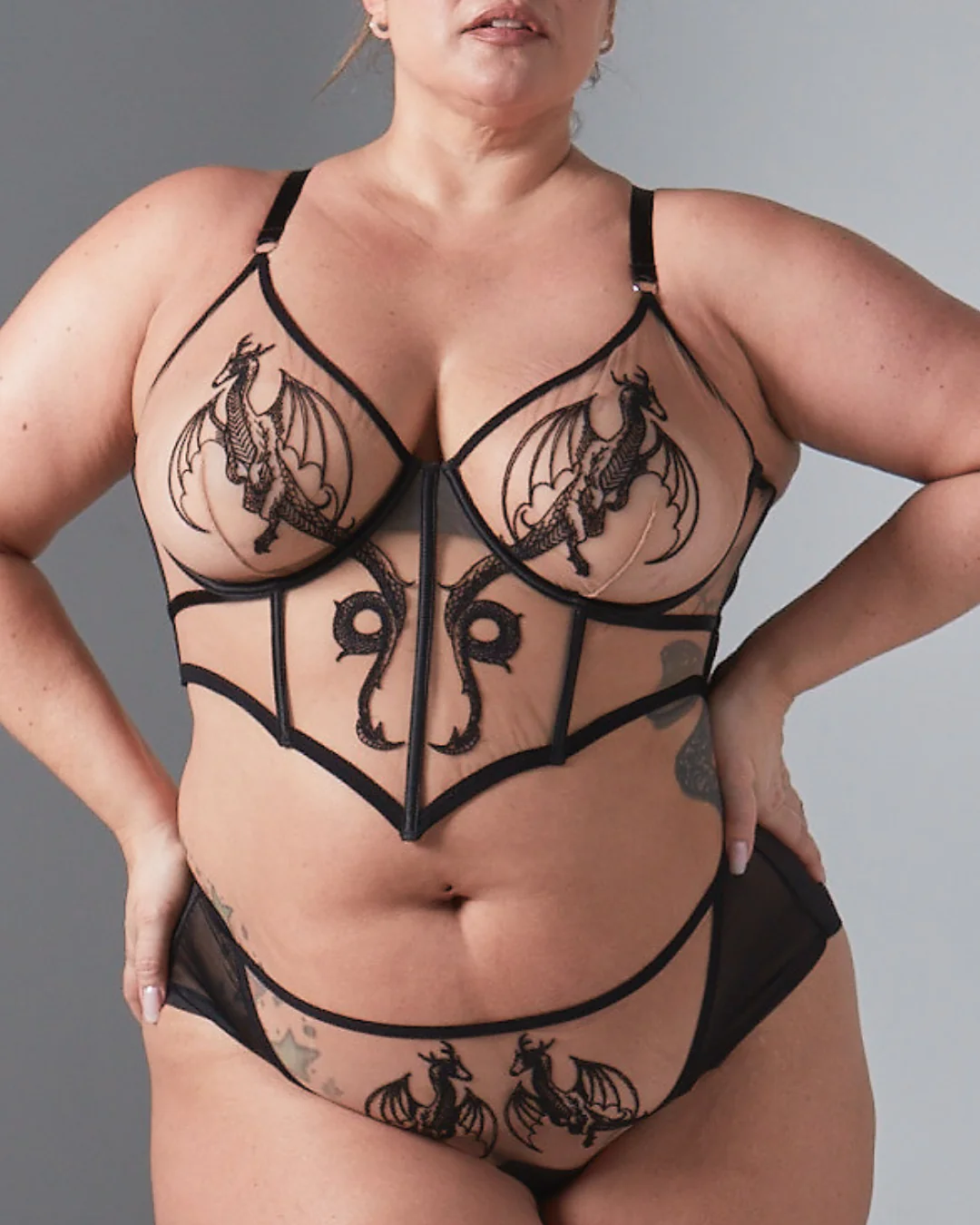 Dracona Bikini - Available in Multiple Nudes - FINAL SALE - Image 3