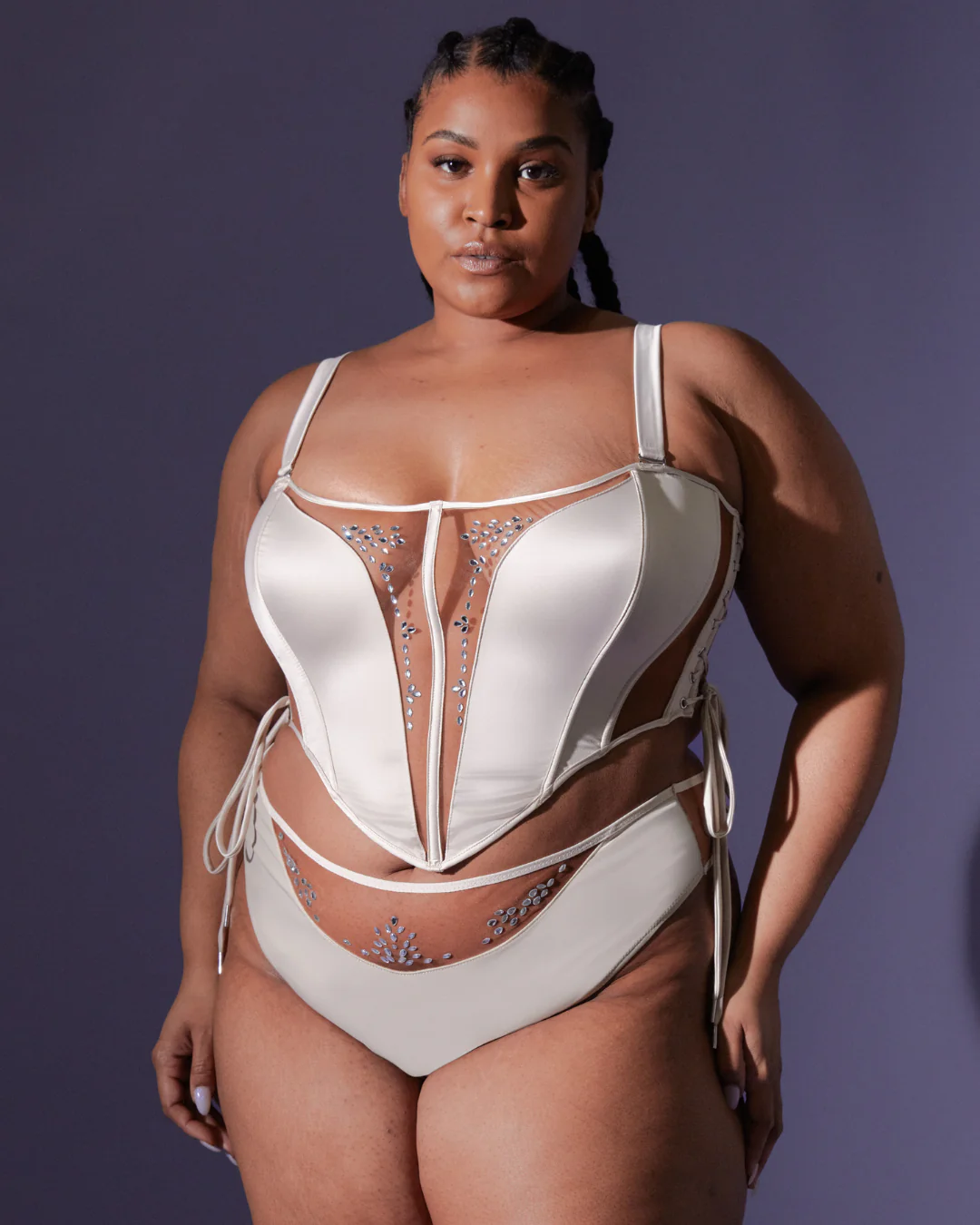 Dripping in Jewels Corset - Available in Multiple Nudes - FINAL SALE - Image 5