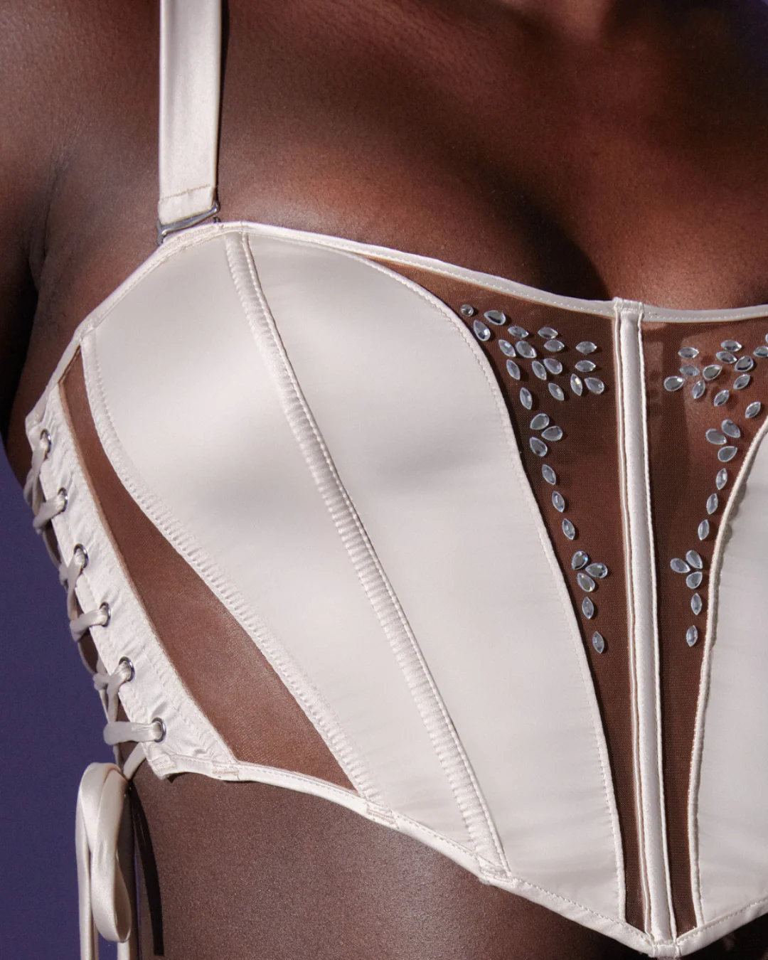 Dripping in Jewels Corset - Available in Multiple Nudes - FINAL SALE - Image 9