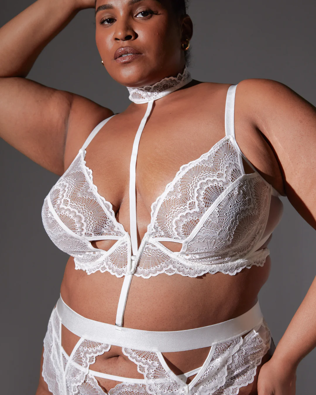 Kane V-Wire Bra - Ivory - Image 9