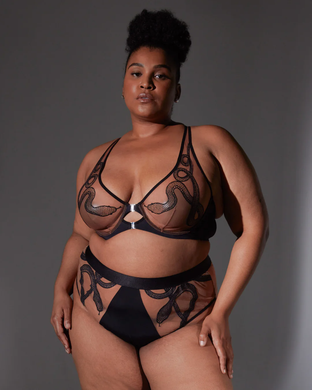 Medusa High-Waisted Bikini - Available in Multiple Nudes - Image 7